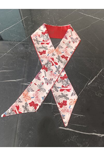 MutluBiDünya Fular Saç Bandanası Çift Taraflı Kumaş Bandana Yazlık Saç Bandı