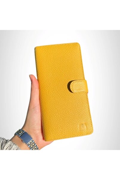 SANATE COLLECTION Hakiki Deri Unisex Cüzdan – Telefon Bölmeli, Kartlıklı Kişiye Özel İsim Yazılır