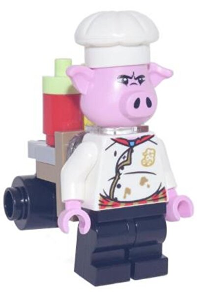 LEGO Minifigür Pigsy White Chef Jacket mk067