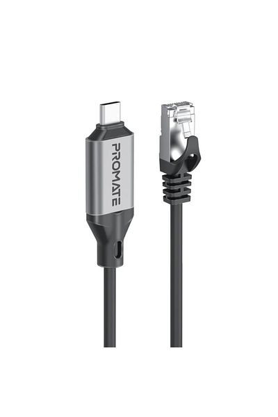 Promate High-Speed USB-C to Gigabit Ethernet Cable