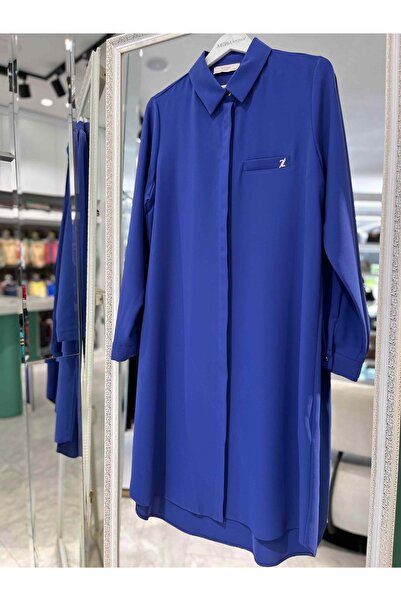 MERAM BUTİK Zühre Shon Tunic - Violet - 38