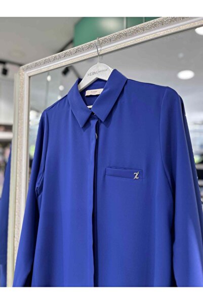 MERAM BUTİK Zühre Shon Tunic - Violet - 38