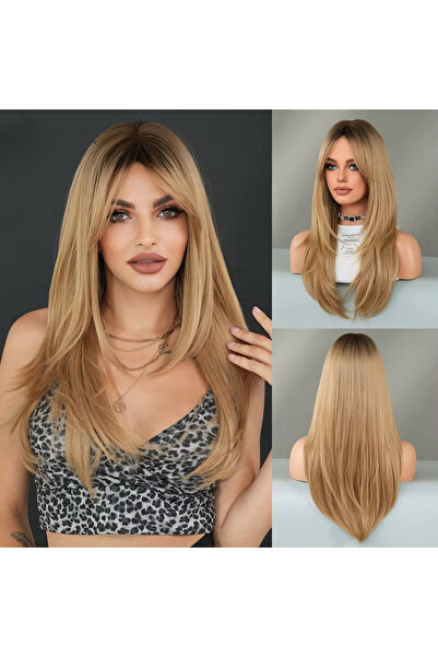 Fenomen Peruk Özel Katlı Kesimli Ombreli Uzun Perçemli Peruk