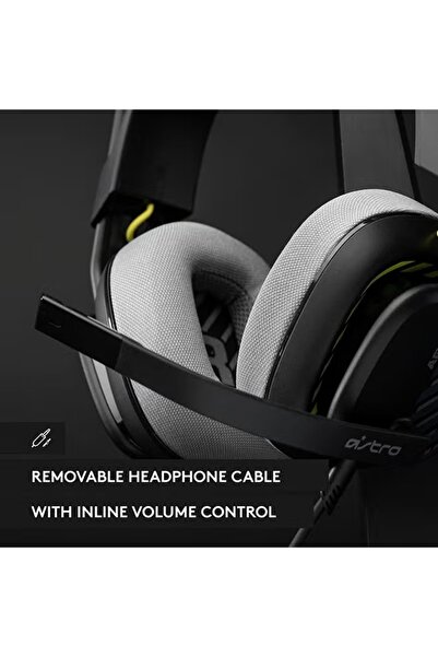 Astro A10 Gen 2 Wired Gaming Headset – Flip Mic & Cross-Platform Sound (Black)