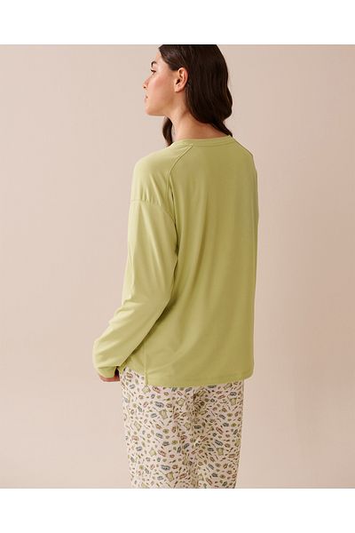 La Vie en Rose Frog Print Super Soft Long Sleeve Shirt