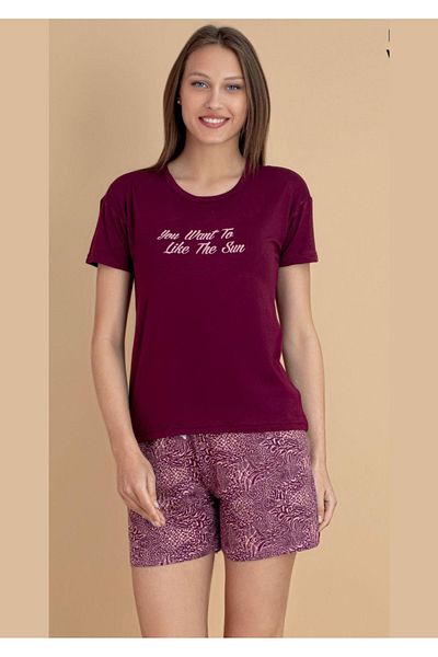 STELLAPİNK Set pijamale din bumbac pieptănat Lycra