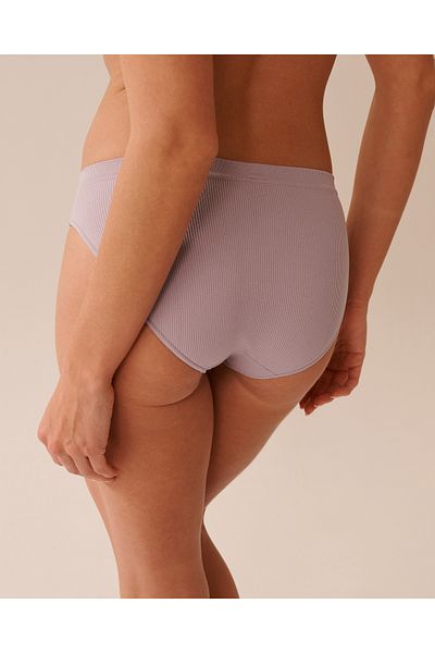 La Vie en Rose Seamless Fabric Ribbed Bikini Panty