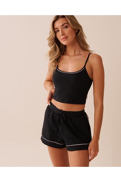 La Vie en Rose Cotton Crop Cami