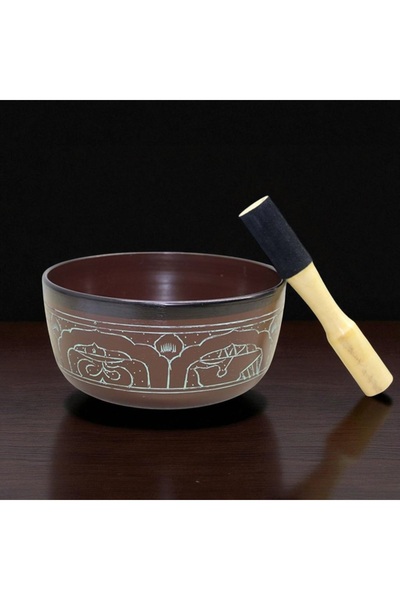 Kuzey Tacı وعاء غناء التأمل التبتي من سبيكة معدنية، جرس مهدئ ومهدئ لكبار الشخ...