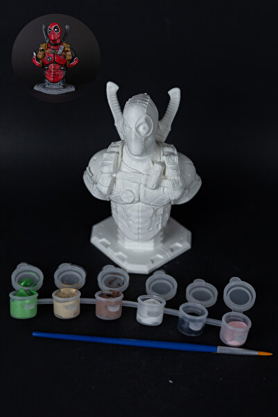 domini Kendin Boya Set - Deadpool - Figür / Büst - 12cm