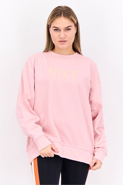 Nike Women Dri-Fit Long Sleeves Running Sweatshirt, Pink