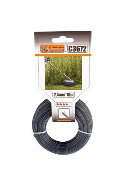 richmann exclusive Reserve Cord for Trimmer DUO with Metal Insert, 2.4 mm x 15 m, Richmann Exclusive