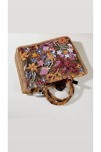 DSN H35305 Straw Shoulder Bag