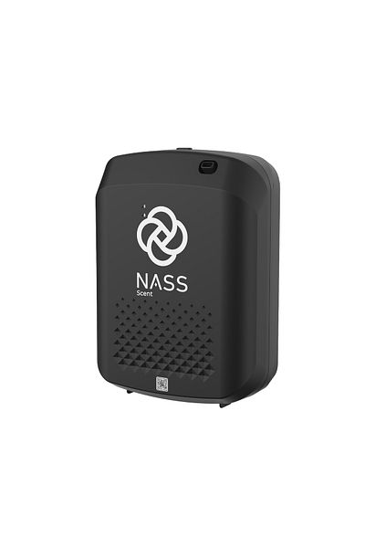 Nass Scent Nass Eco Fresh Smart Air Freshener for Small and Medium Spaces - Black and White