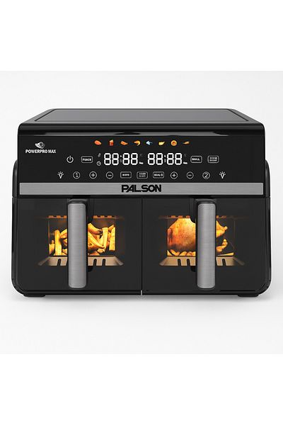 PALSON Air Fryer 10L Dual Glass Door