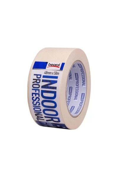 beorol Banda acoperire, 48 mm x 50 m, Indoor Profesional, solvent, alba,