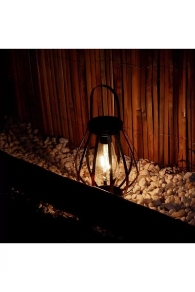 Strend Pro Solární zahradní lampa, lucerna, LED, 18 x 21 cm, Hadar