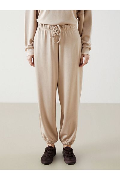 LC Waikiki Γυναικεία φούτερ Jogger με ελαστική μέση
