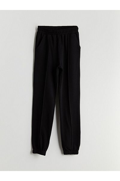 LC Waikiki Elastic Waist Girl's Jogger Tracksuit Bottom 2 Pack