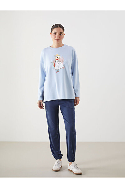 LC Waikiki Γυναικεία φούτερ Jogger με ελαστική μέση