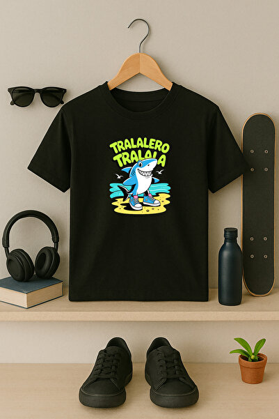 BLITZ ISTANBUL Tralalelo Tralala Tricou pentru copii cu imprimeu italian Brainrot Design (4-13 ani) Tricou Brainrot