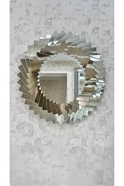 AYNACIZADE Modern Spiral Desenli Dekoratif Ayna