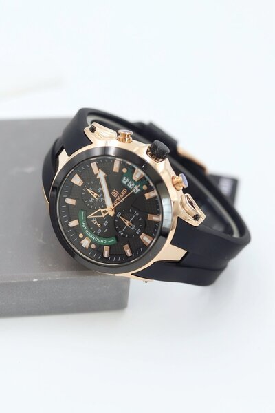 Reward Black Silicone Cord Men Wrist Watch Asw123-I1870Rw