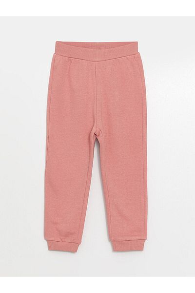 LC Waikiki Basic Baby Girl Tracksuit Bottom with Elastic Waist