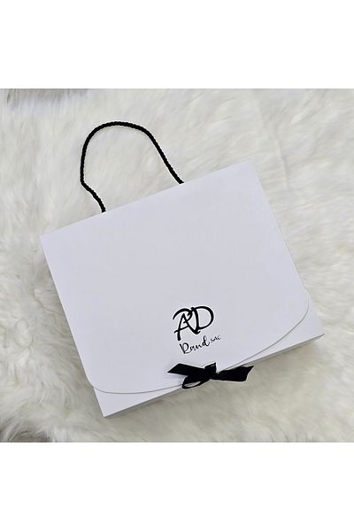 Randsac Beige Handcrafted Crochet Bag with Wooden Handle