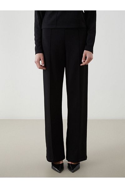 LC Waikiki Women's Wide Leg Sweatpants with Elastic Waist