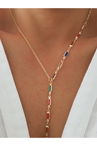 DENİZDENAL Y Kolye Light Zirkon