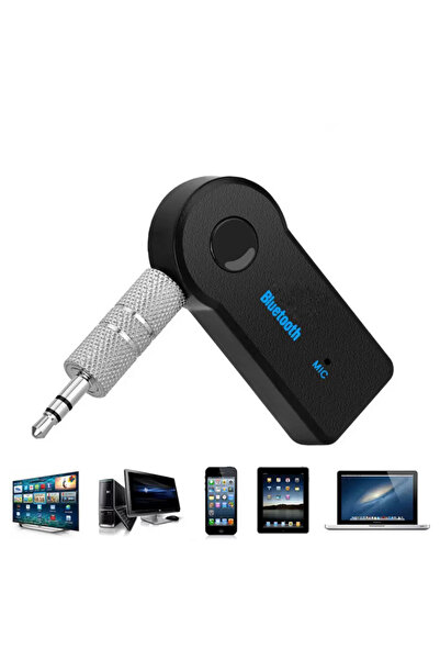 Roketcim Kablosuz Ses Alıcı Aux Girişli Bluetooth Adaptör