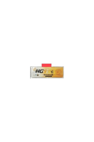 Genel Markalar Yeni Tip Hgs Etiket Kabı | 10.25 Cm X 2.6 Cm - Turuncu
