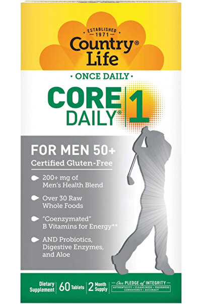 COUNTRY LIFE Country 8194 Life Core Daily 1 للرجال 50+، 60 قرصًا