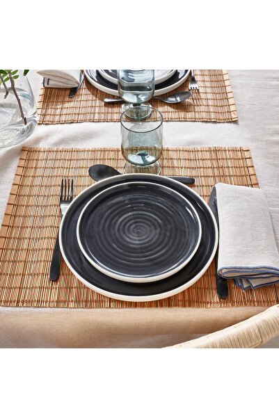 IKEA OMBONAD Side Plate, Dark Gray, 20 cm