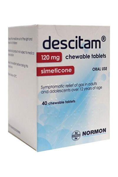 NORMON أقراص ديسيتام المضادة للحساسية، 120 ملغ قابلة للمضغ، 40 قرصًا