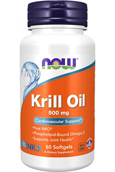Now Food كبسولات زيت الكريل ٥٠٠ ملغ - ٦٠ كبسولة