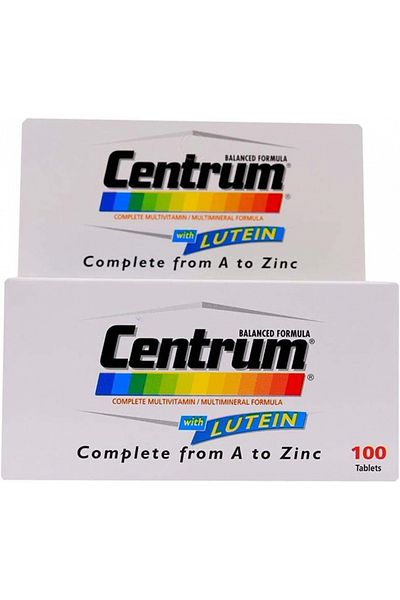 Centrum Lutein Vitamin - 100 Tablets