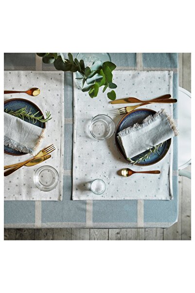 IKEA NISSÖGA Tablecloth, Blue, 145 x 240 cm