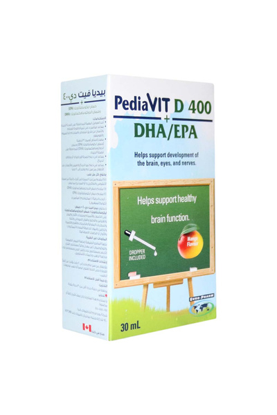 PediaVit D 400 + Dha/Epa، 30 مل