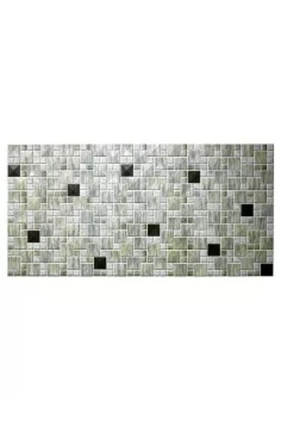 Artool Decorative Panel, PVC, Brick 3D Model, White Striat, 96 x 48.5 cm