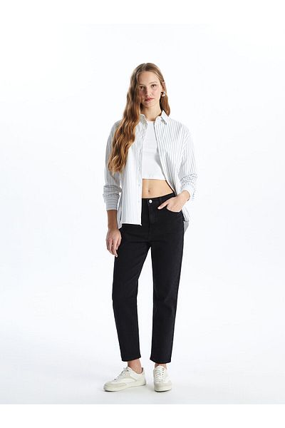 LC Waikiki Straight Fit Γυναικείο Jean Παντελόνι