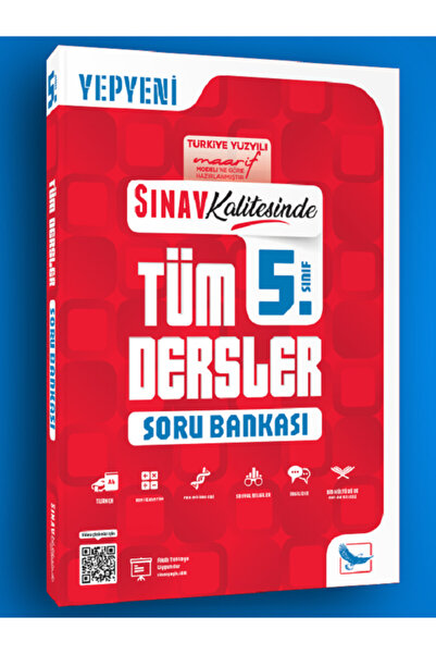 Evrensel İletişim Yayınları 5.Sınıf SINAV Tüm Dersler Soru Bankası / Maarif M...