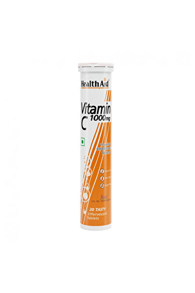 Puritans Pride فيتامين سي برتقال، أقراص فوارة 1 جرام، 2 قرص