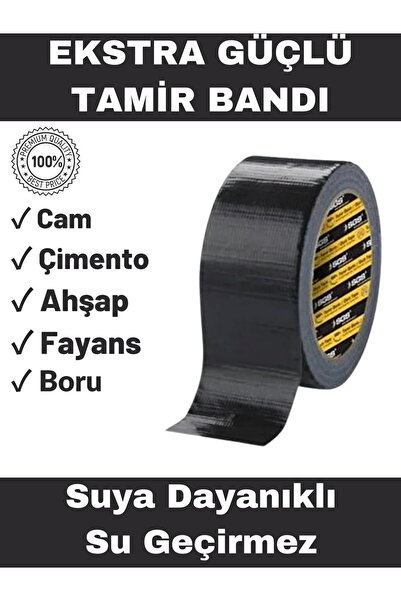 THREESTEP Çok Amaçlı Su Geçirmez Sızdırmaz Dayanıklı Izolasyon Siyah Tamir Ba...