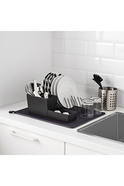 Nysköljd Dish Drying Towel, Dark Gray, 44 x 36 cm