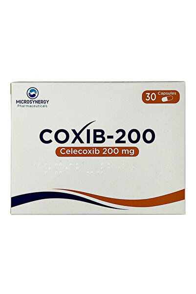 MICROSYNERGY كو-إكسيب لتسكين الألم، كبسولات 200 ملغ - 30 قرصًا