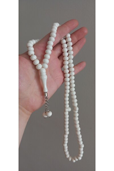 DM ONLINE Camel Bone Off-White 99-Bead Prayer Beads, Odorless, Suitable for Prayer and Worship