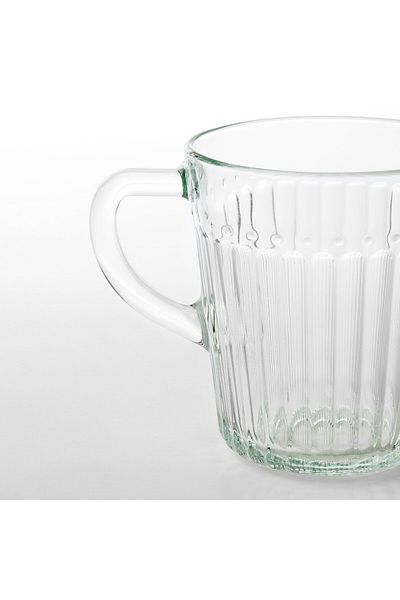 IKEA DRÖMBILD Glass Cup, Clear Glass, 25 cl
