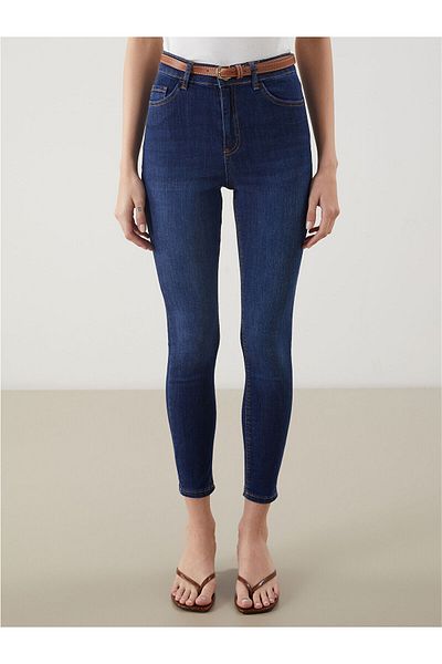 LC Waikiki Γυναικείο τζιν παντελόνι Jupiter Super Skinny Fit με ζώνη μέσης